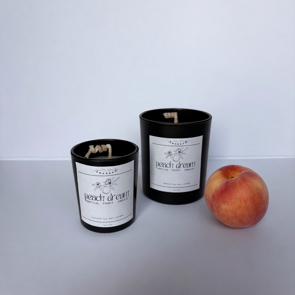 Peach Dream Duftkerze - 9cl/ 90ml - Smxragd - Kerzen und mehr