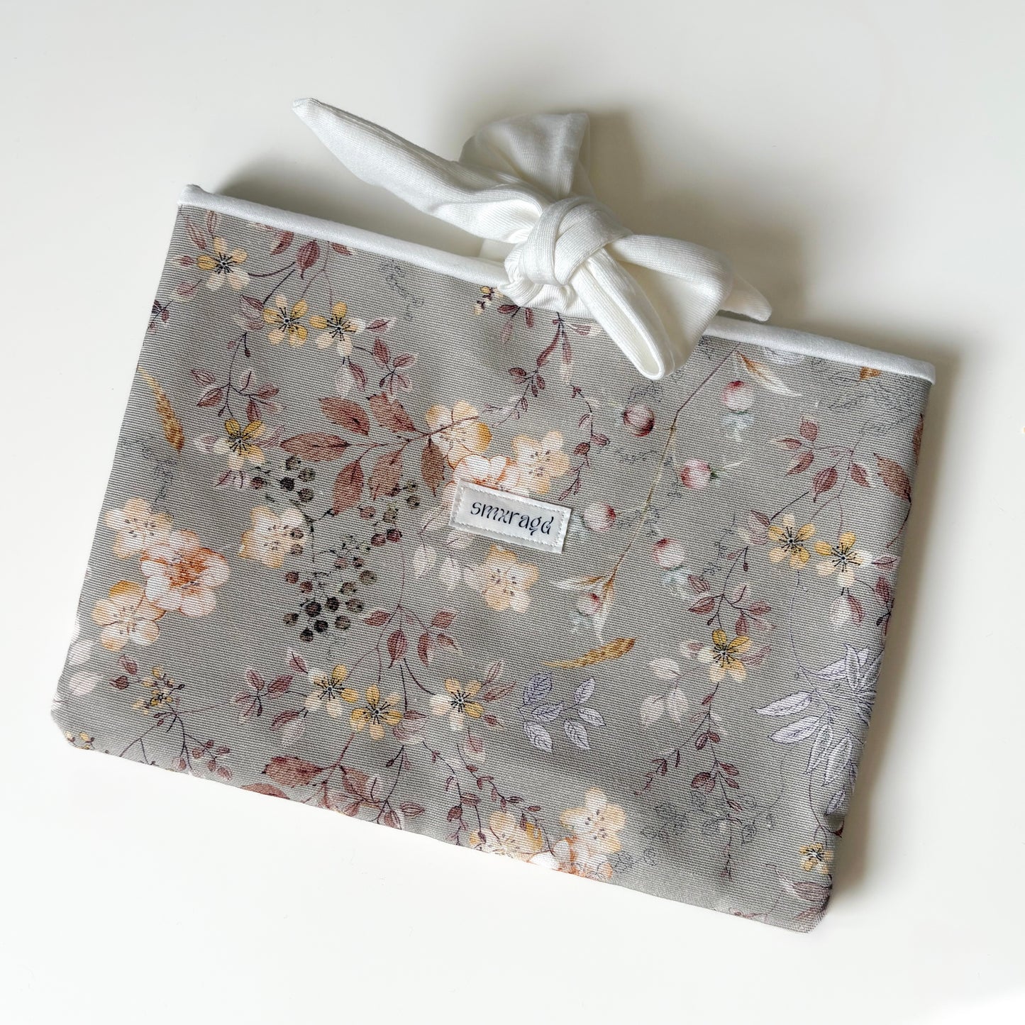 Buch-Cover Blumen- und Zweigmuster - Smxragd - Kerzen und mehr