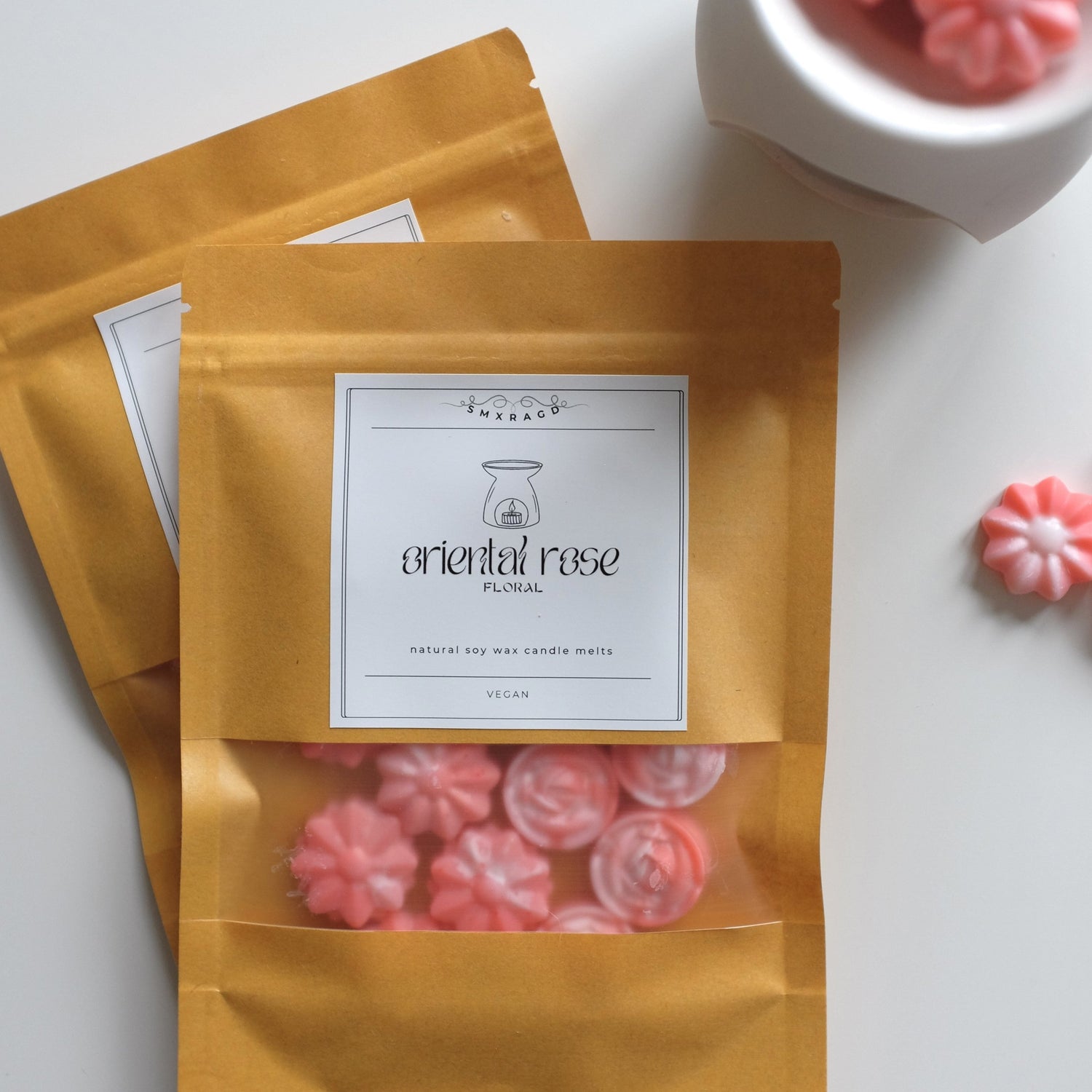 Oriental Rose Wachsmelts - 50g - Smxragd - Kerzen und mehr