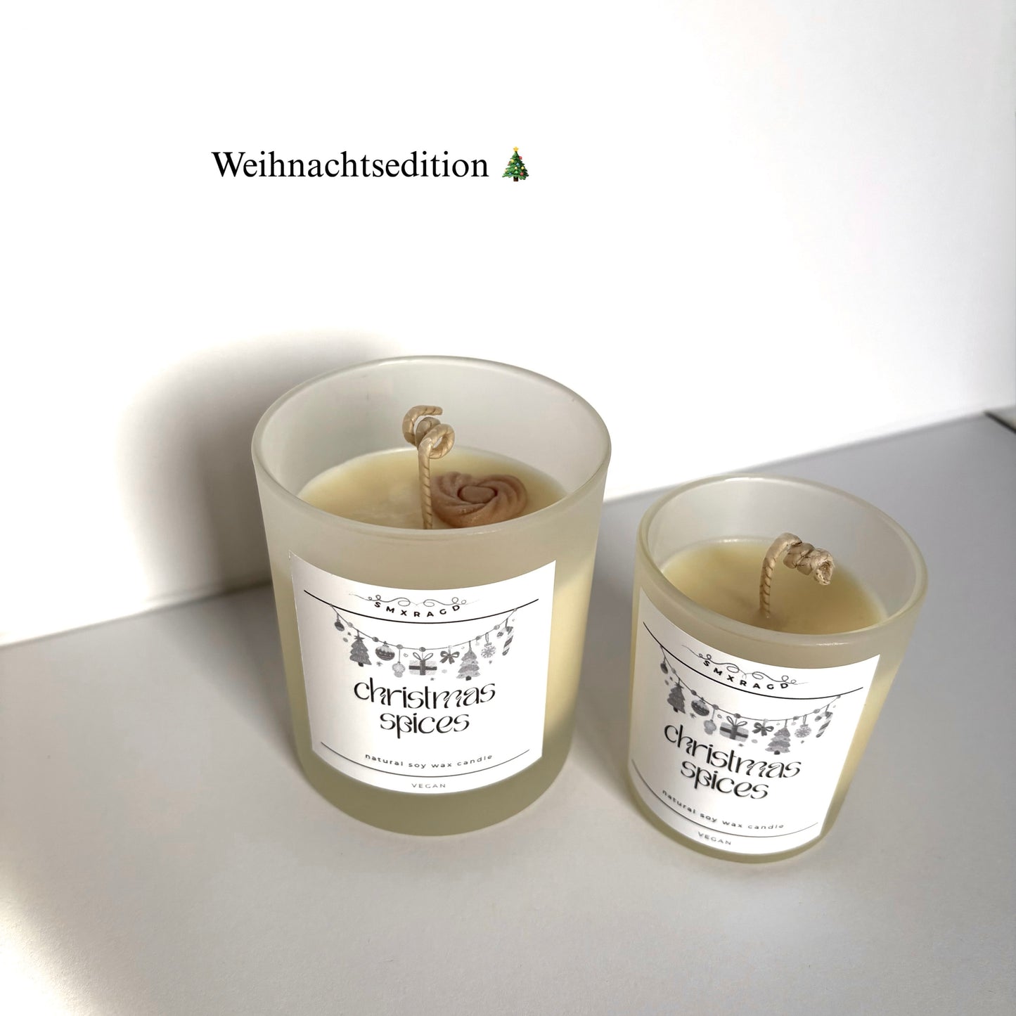 Weihnachtsedition 🎄 Christmas Spices Duftkerze - 9cl/ 90ml  &  20cl/ 200ml