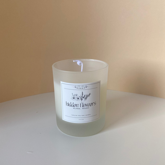 Hidden Flowers Duftkerze - 20cl/ 200ml - Smxragd - Kerzen und mehr
