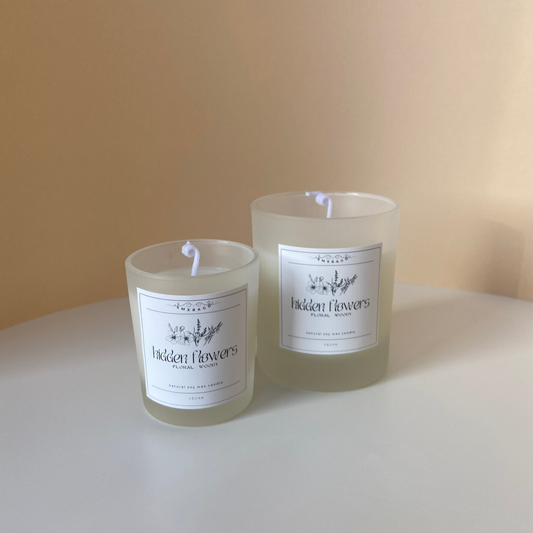 Hidden Flowers Duftkerze - 9cl/ 90ml - Smxragd - Kerzen und mehr