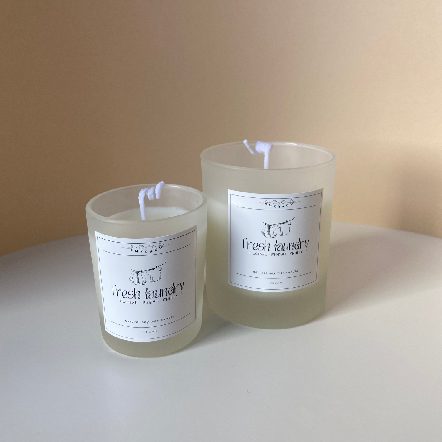 Fresh Laundry Duftkerze - 9cl/ 90ml - Smxragd - Kerzen und mehr